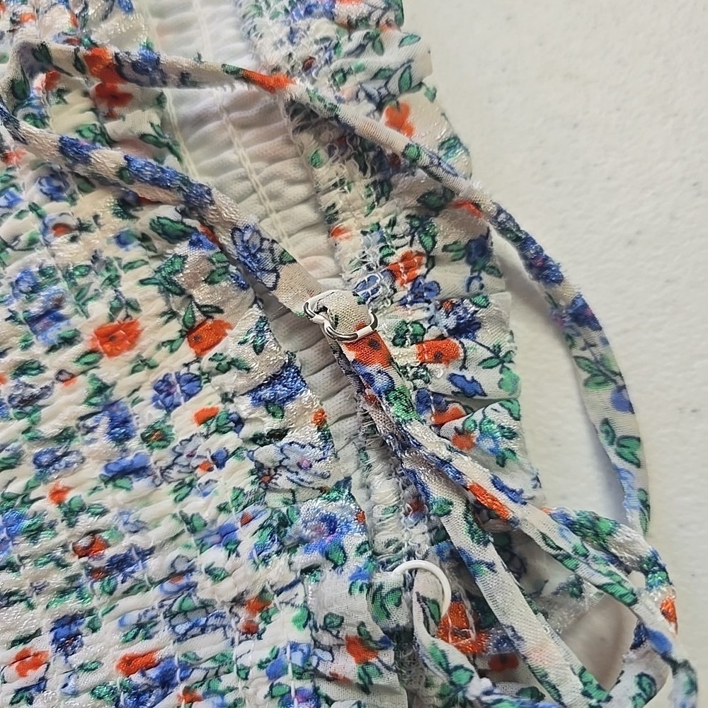 Alter'd State Smocked Floral Dress Women Size Medium M Multicolor Tiered - Picture 8 of 8